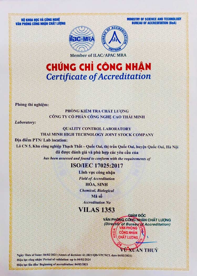 Phòng kiểm nghiệm của nhà máy Thái Minh Hitech - Nơi sản xuất KingsUp đạt tiêu chuẩn quốc tế 1