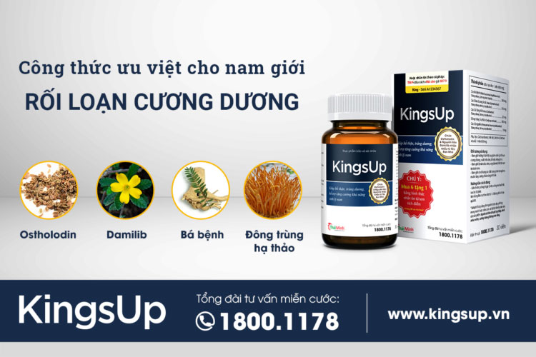 KingsUp - Giải pháp cải thiện sinh lý nam hiệu quả
